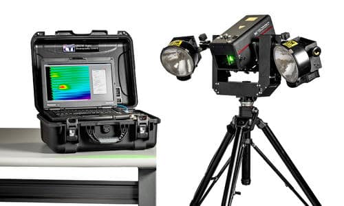 LTI-2100 Shearography Camera and Software Display