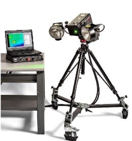 Tripod mounted LTI-2100 shearography camera