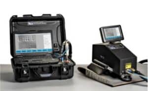 LTI-6200 Portable Shearography Camera system displayed on a table